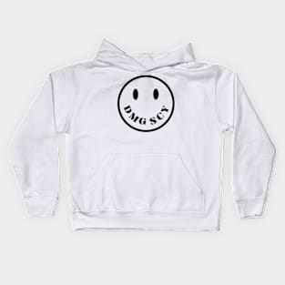 Damaged Society Merch Dmg Scy Smiley Logo Kids Hoodie